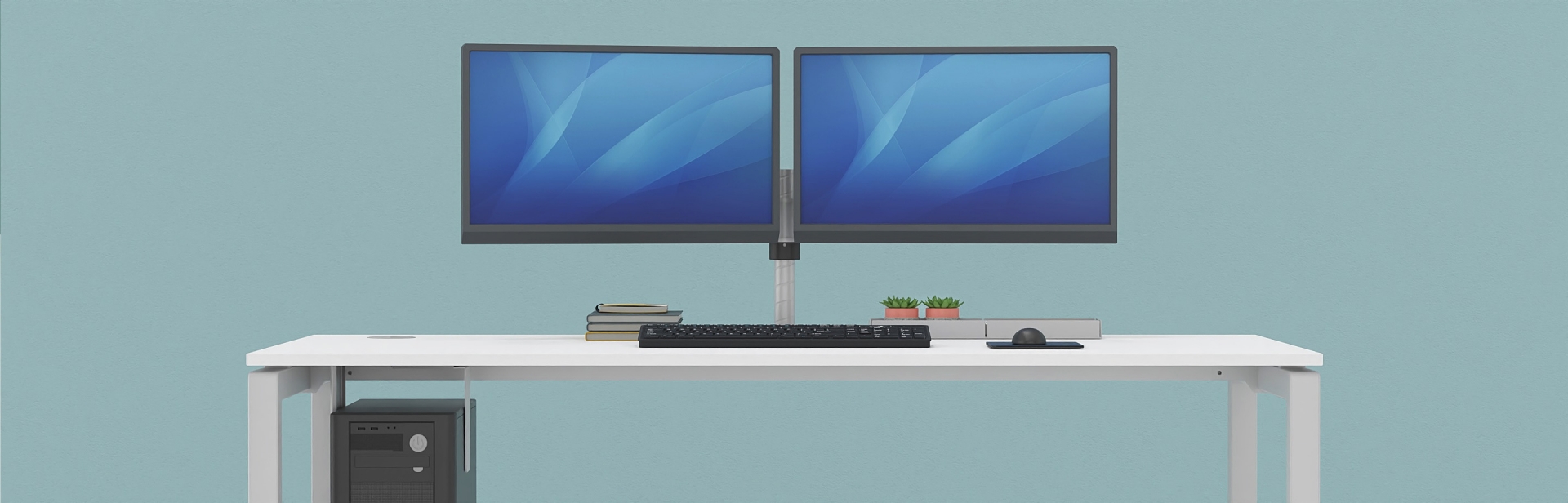 Tabletop & Swivel Monitor Arms | Dromeas