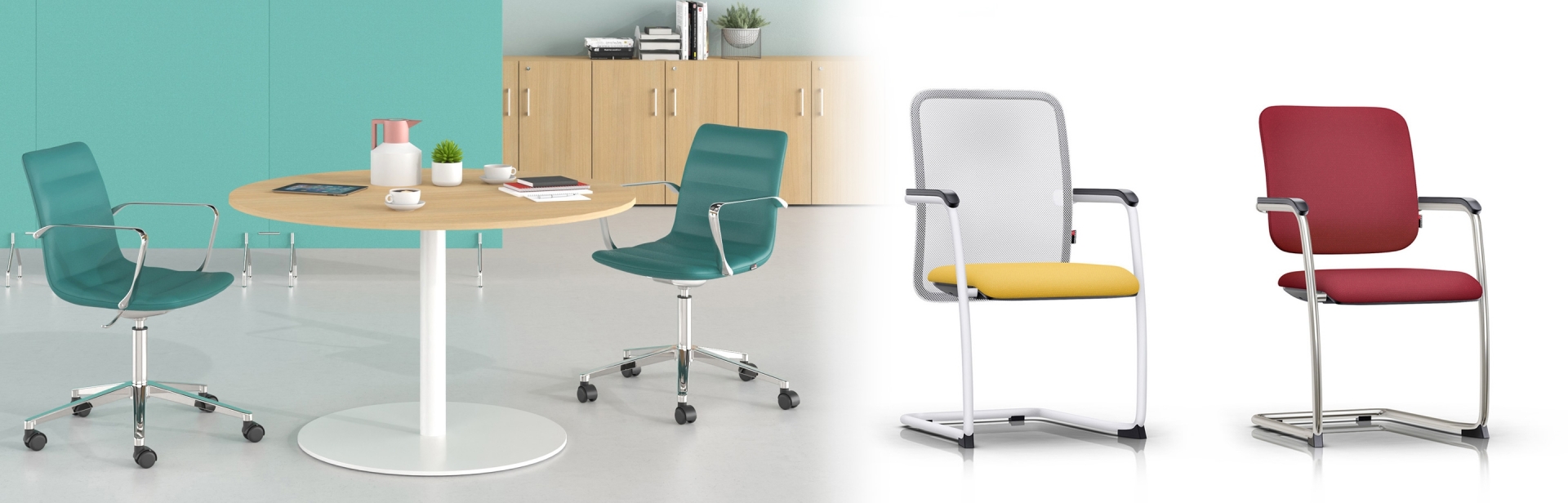 Visitor (Waiting) Chairs & Collaborative Chairs| Dromeas